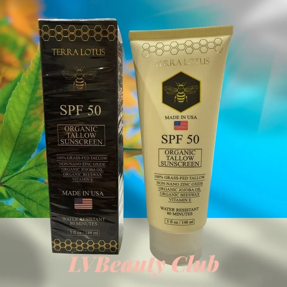 Terra Lotus brand Organic Tallow Sunscreen with SPF 50