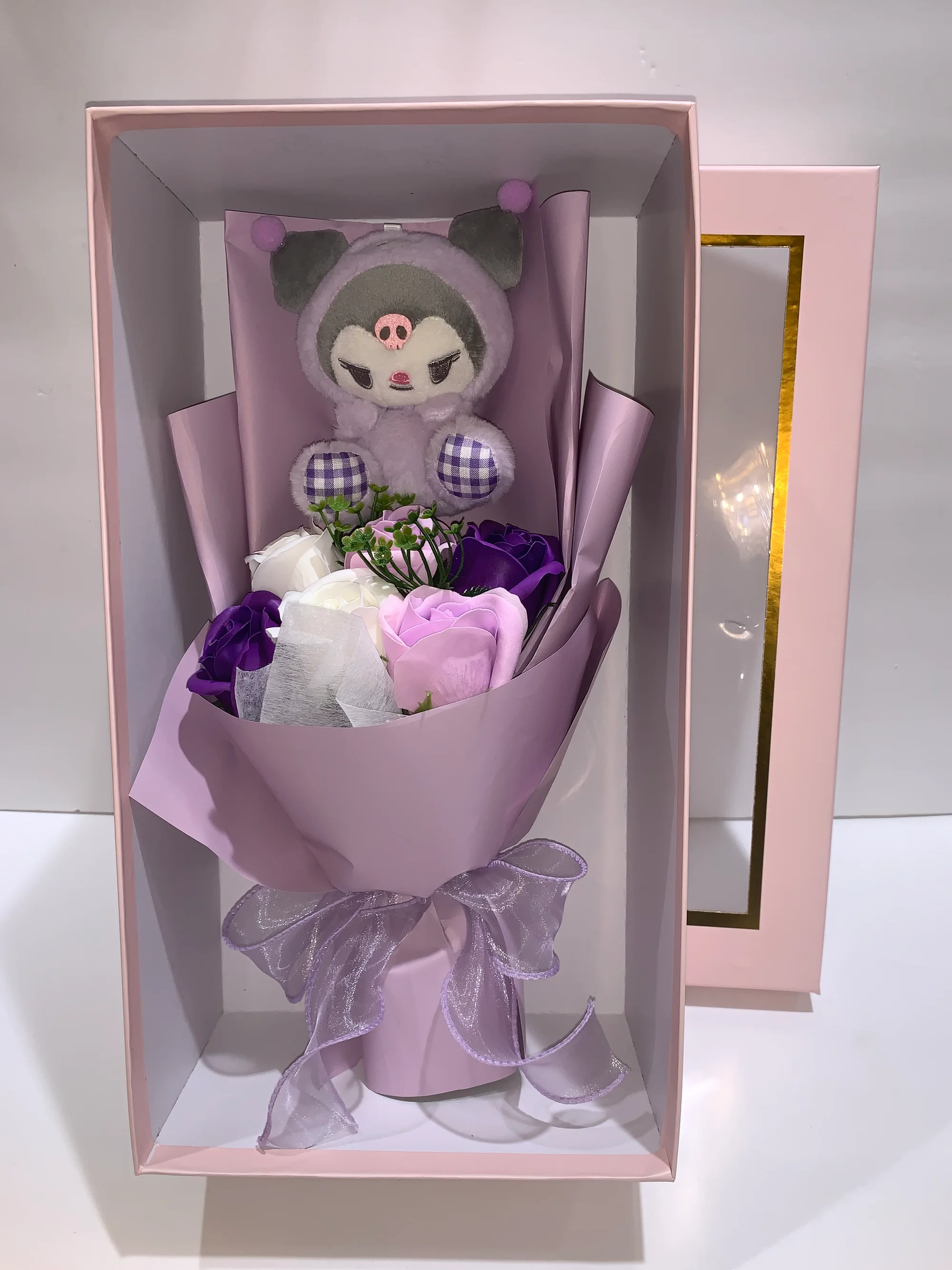 Soap Bloom & Hug – Soap Flower Teddy Gift Box 🌹 product image 10
