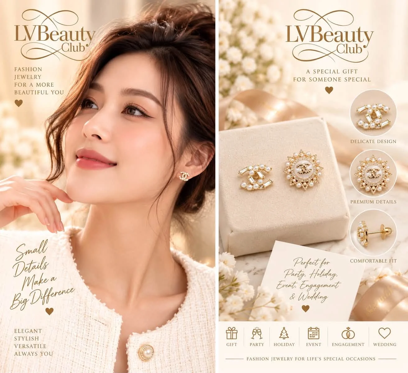 Beyond earrings that make you sparkle… ✨