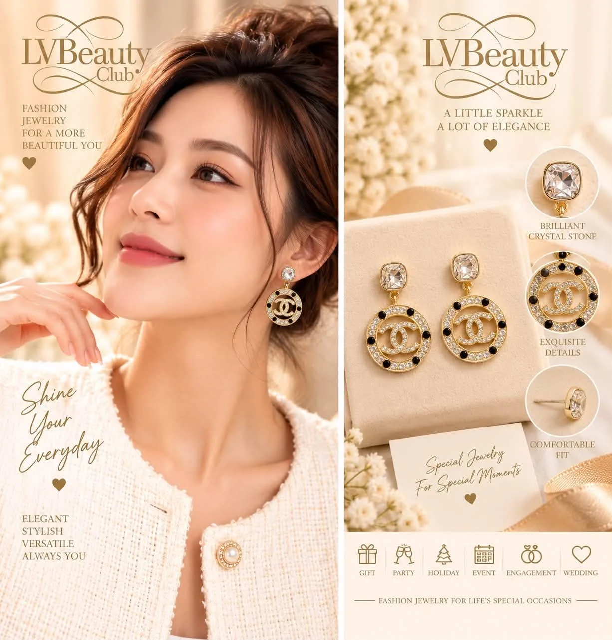 Beyond earrings that make you sparkle… ✨