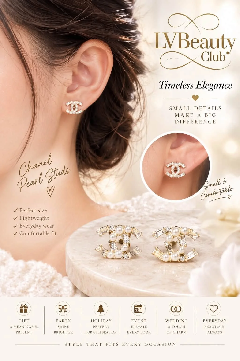 Beyond earrings that make you sparkle… ✨