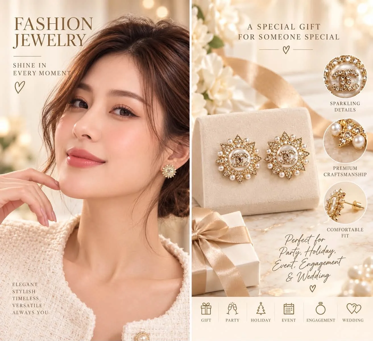 Beyond earrings that make you sparkle… ✨
