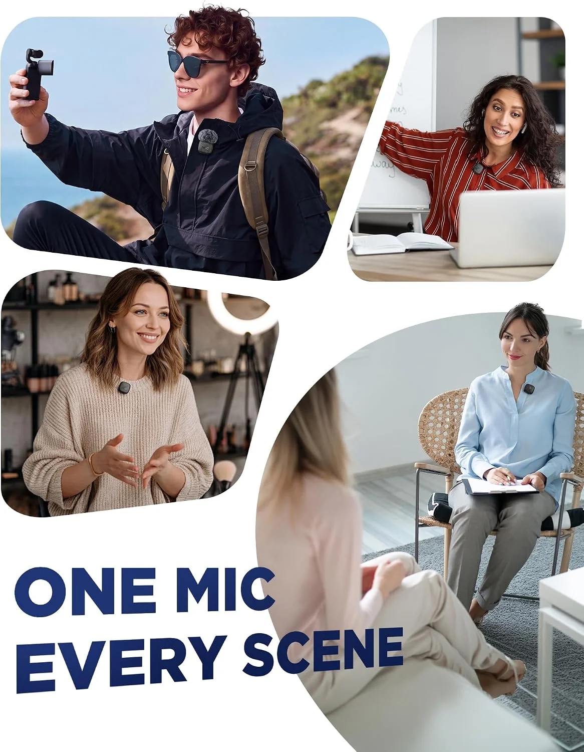 NeoMic Mini Microphone for iPhone&Android (2TX+USB-C RX+Case) product image 6