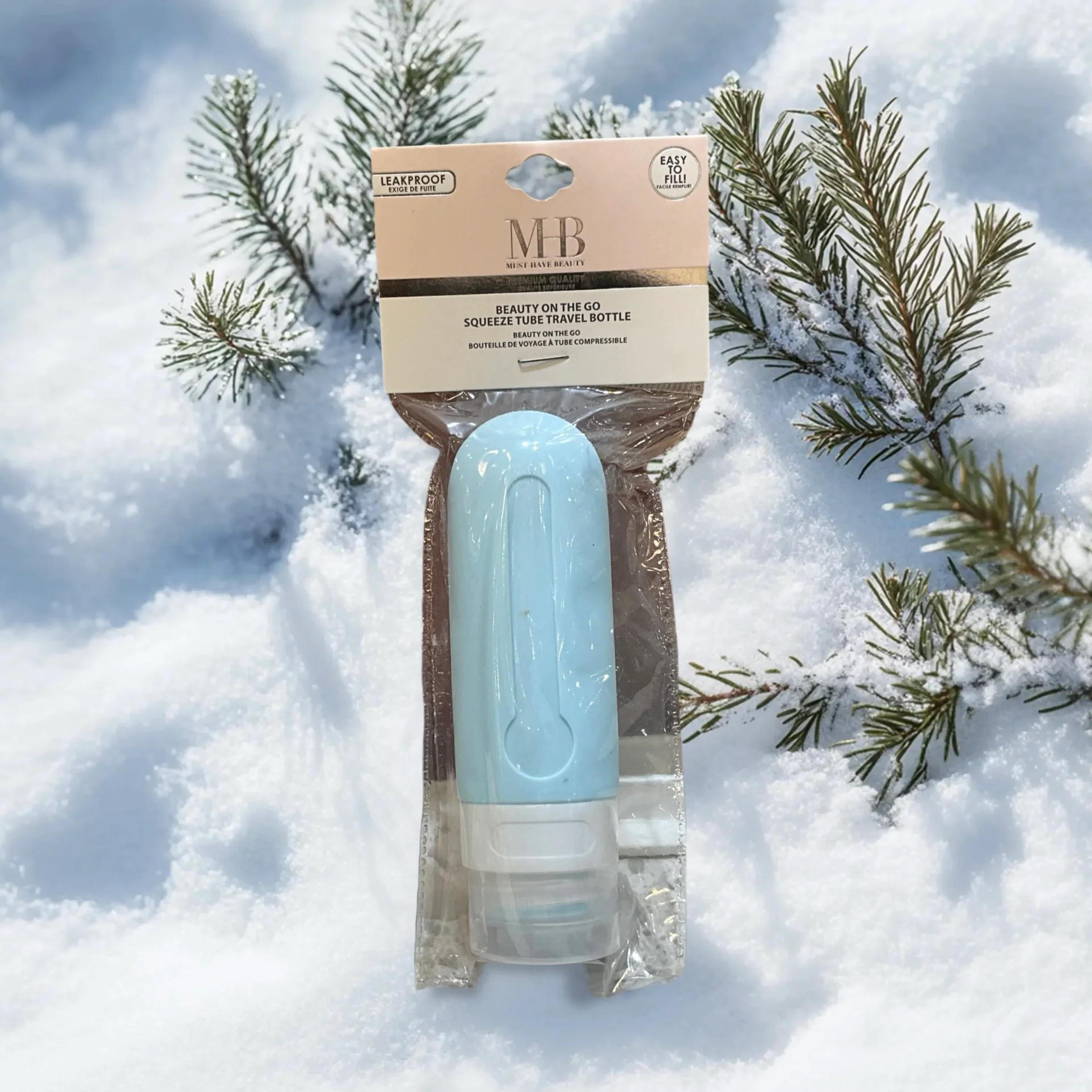 MHB Beauty on the Go – Squeeze Tube Travel Bottle ✈️