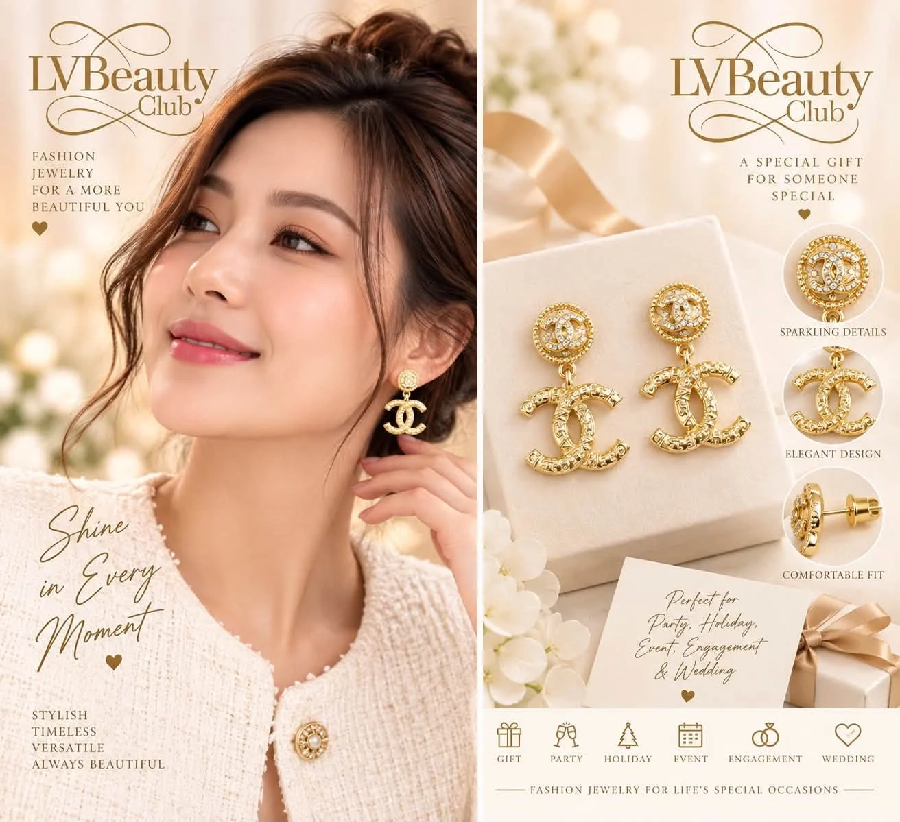 Beyond earrings that make you sparkle… ✨