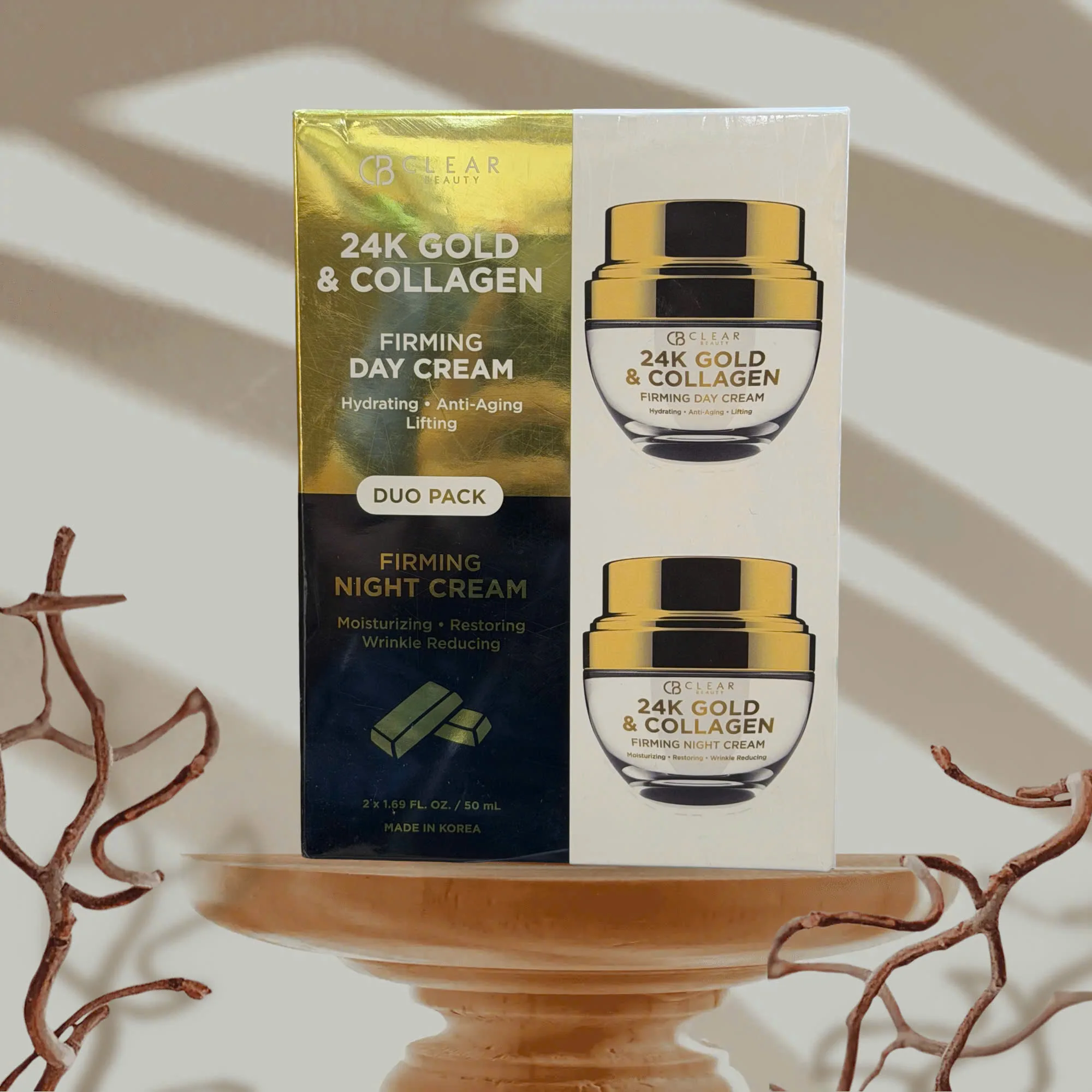 24K GOLD & COLLAGEN FIRMING DAY/NIGHT CREAM