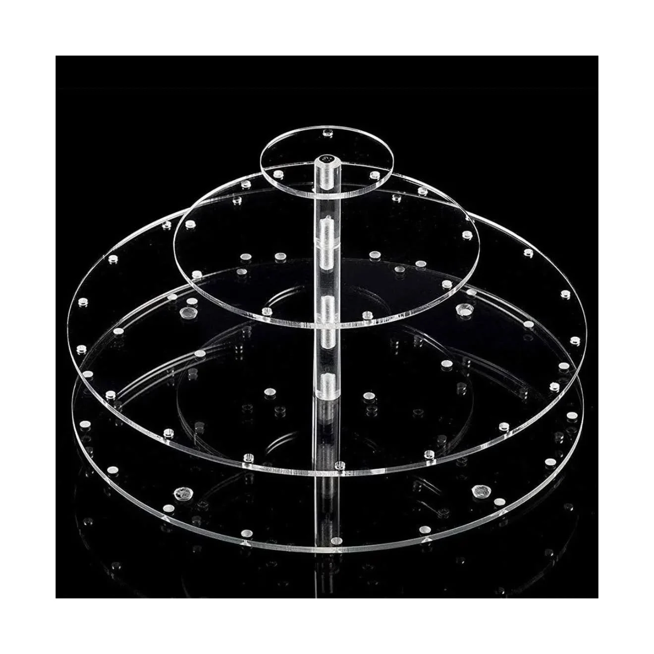 CLEAR ACRYLIC CAKE POP, CANDY DECORATION
