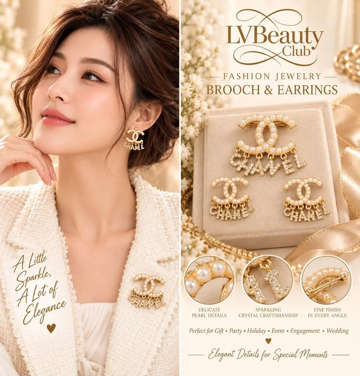 Beyond earrings that make you sparkle… ✨