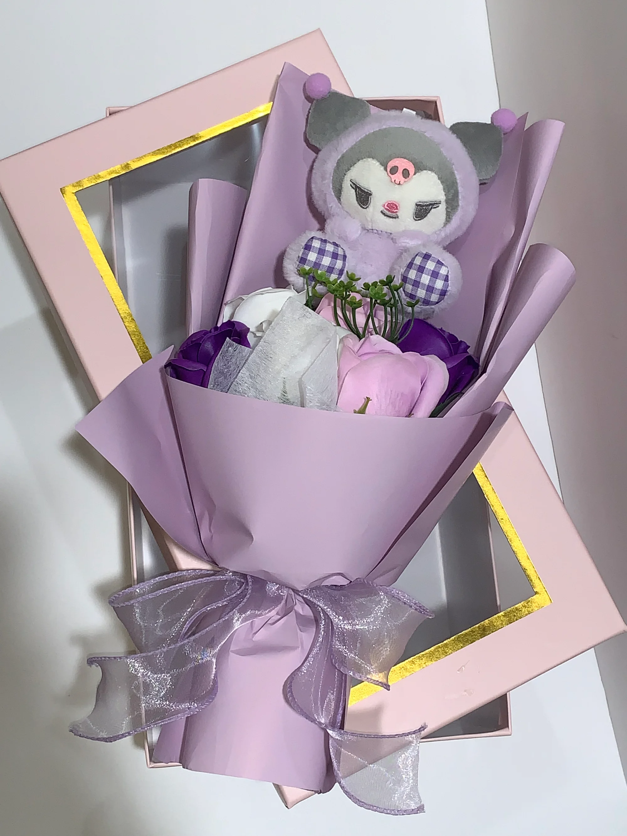 Soap Bloom & Hug – Soap Flower Teddy Gift Box 🌹 product image 8